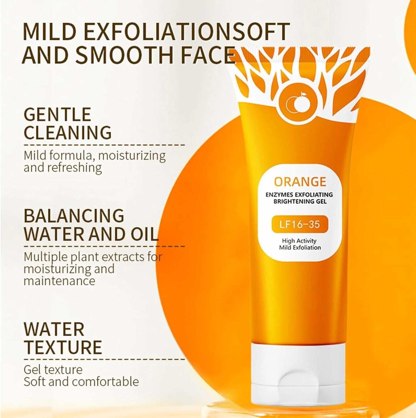 Pack of 2 - Orange Enzyme Exploiting Gel – Brightening, Exfoliating & Glowing Complexion Every Day