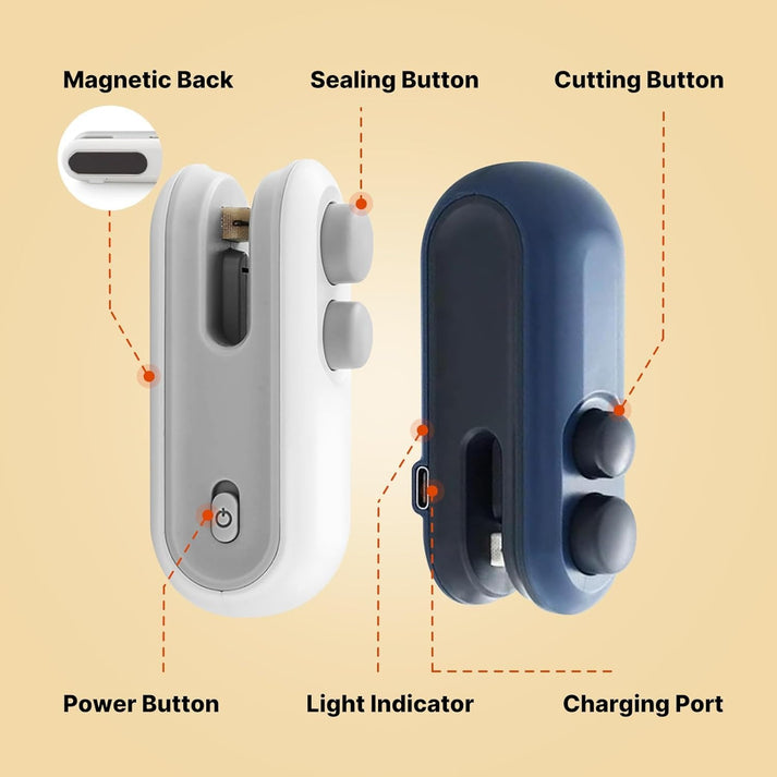 Heat Sealing Machine 2-in-1 Cutter & Sealer
