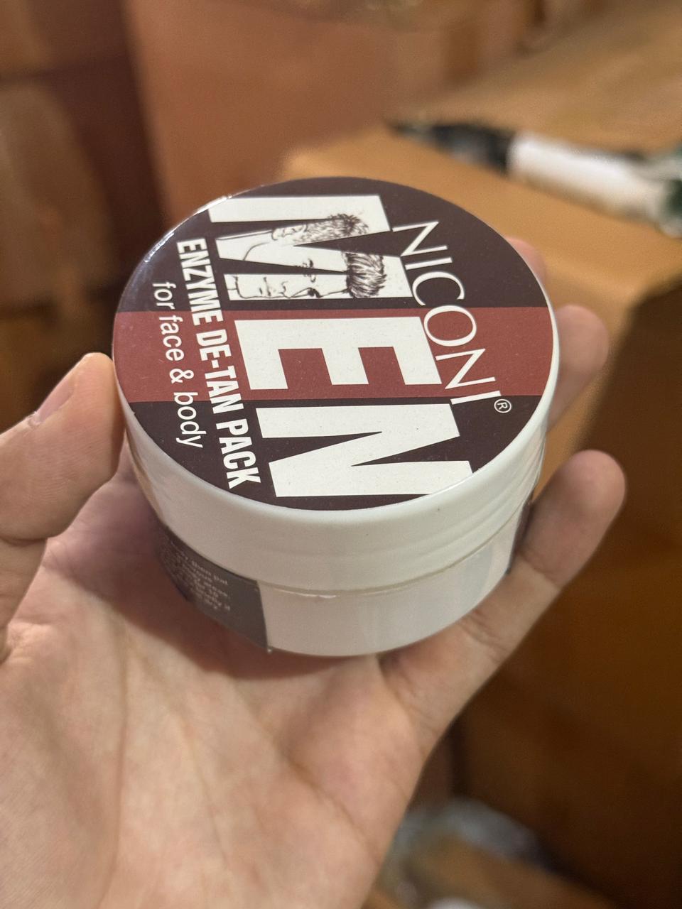 Niconi Men Enzyme De-Tan Cream | Tan Remova