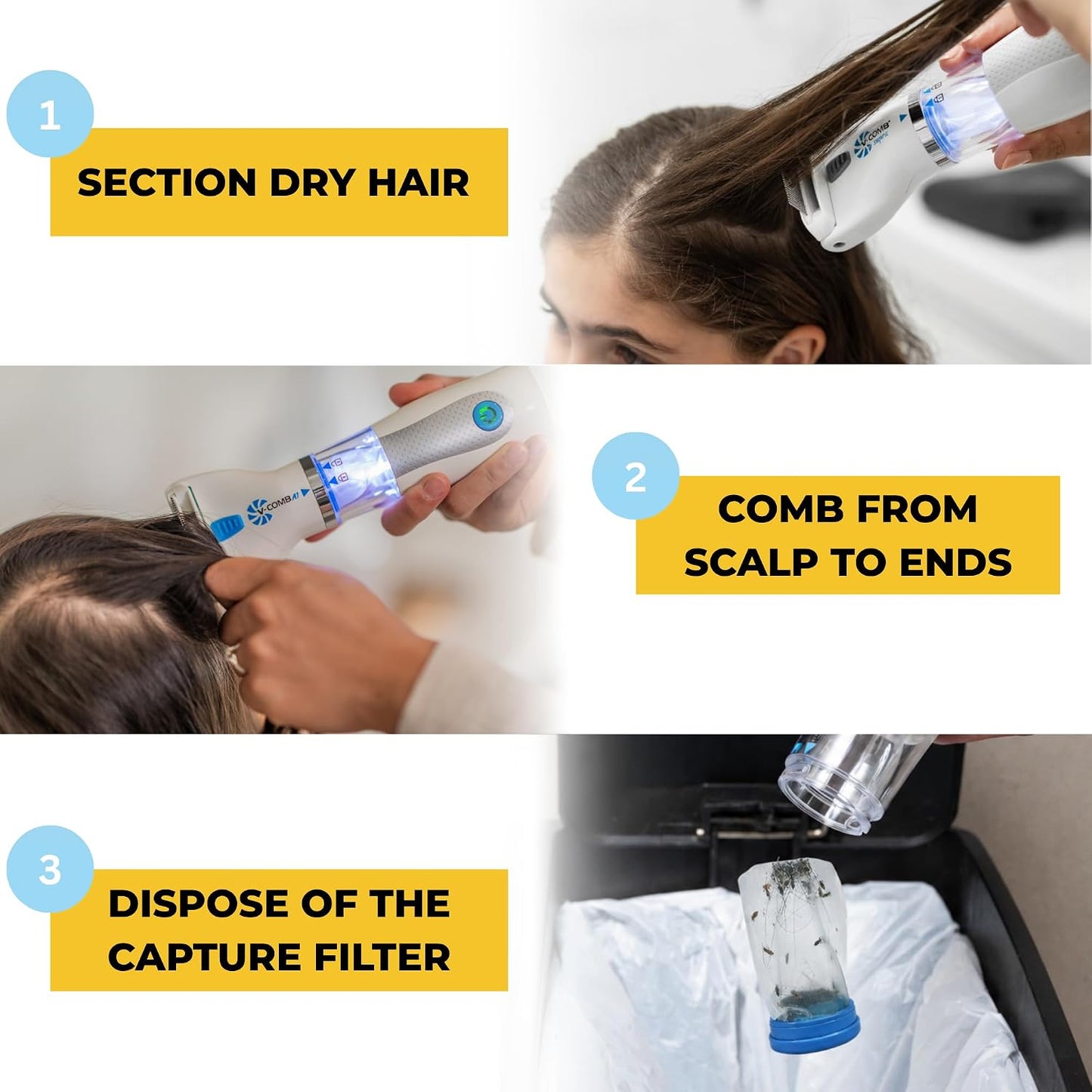 V-COMB Anti-lice Chemical Free Head Lice
