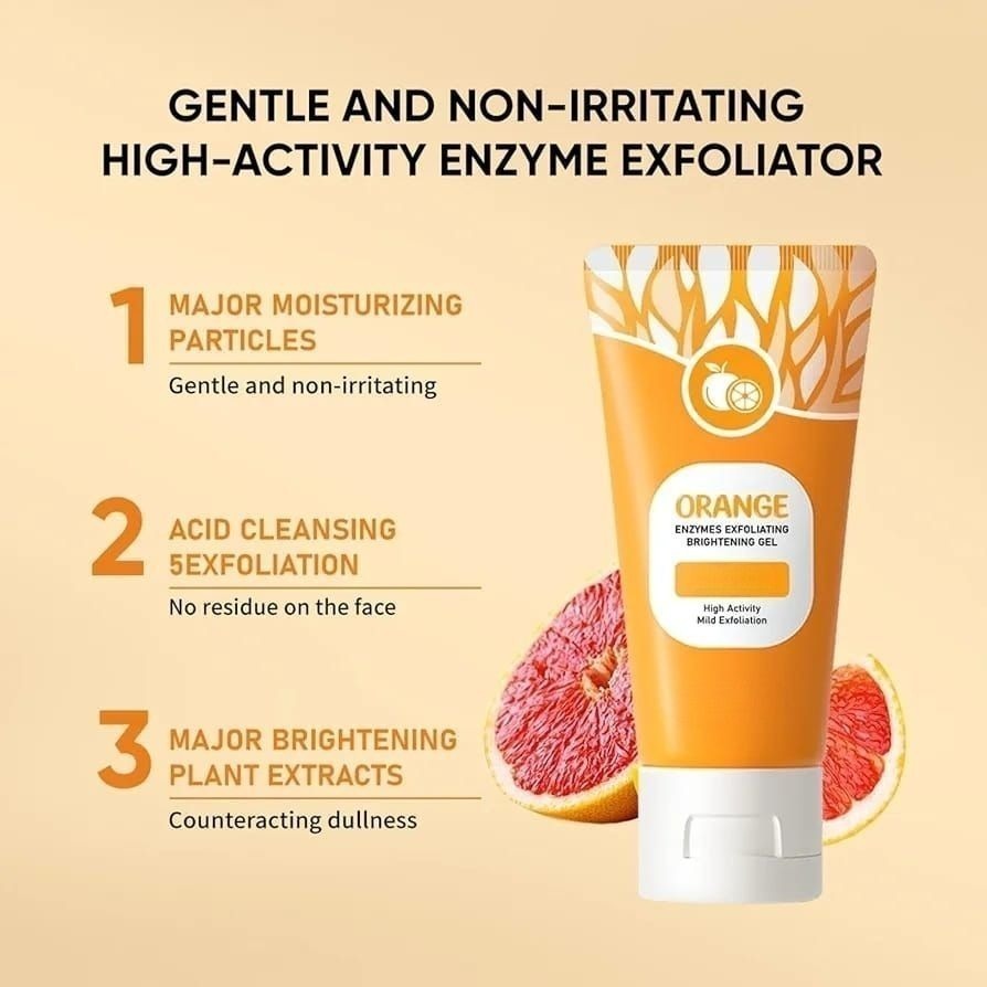 Pack of 2 - Orange Enzyme Exploiting Gel – Brightening, Exfoliating & Glowing Complexion Every Day