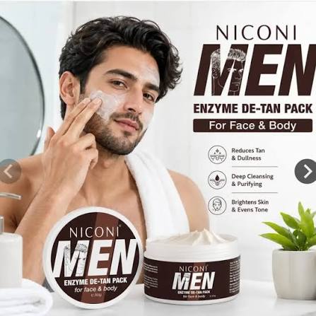 Niconi Men Enzyme De-Tan Cream | Tan Remova